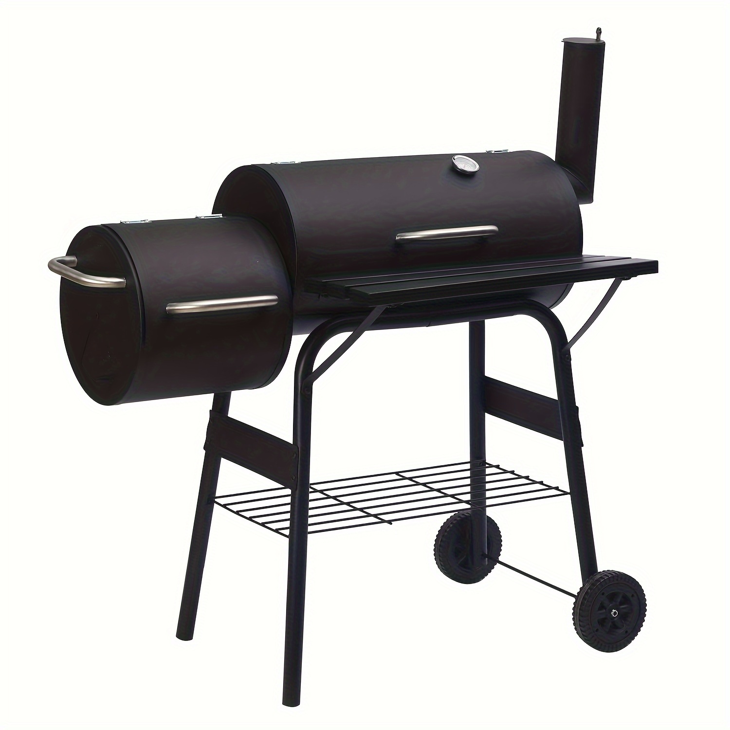 

1pc Portable Charcoal Bbq Grill, Steel Outdoor With Lacquered , Food-safe Patio Backyard Meat Cooker ,