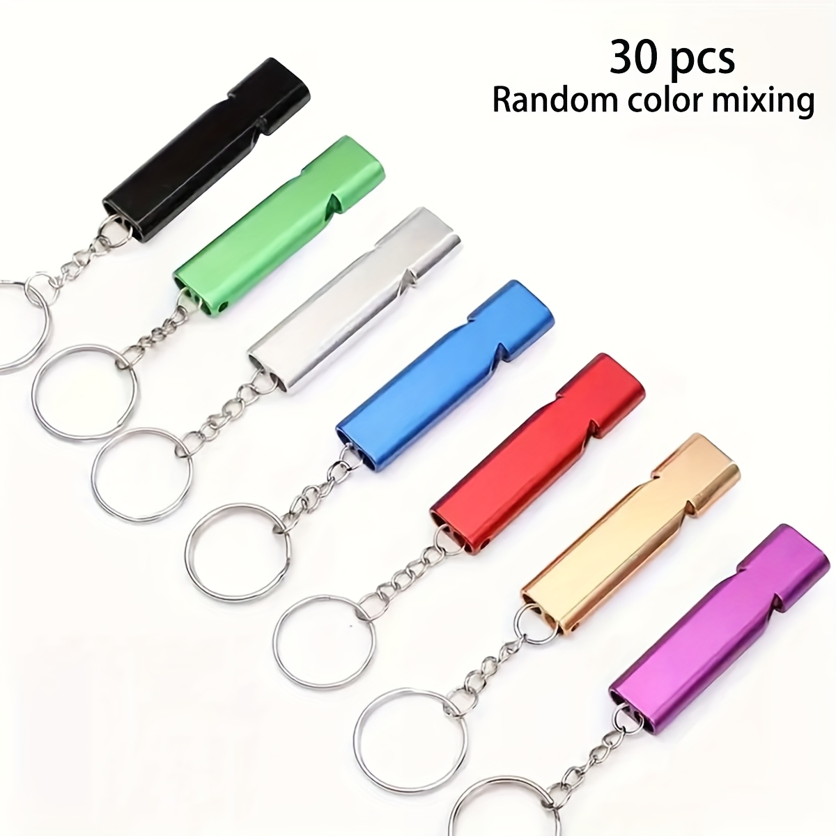 Customizable Text Multi-Purpose Whistle for Outdoor Use