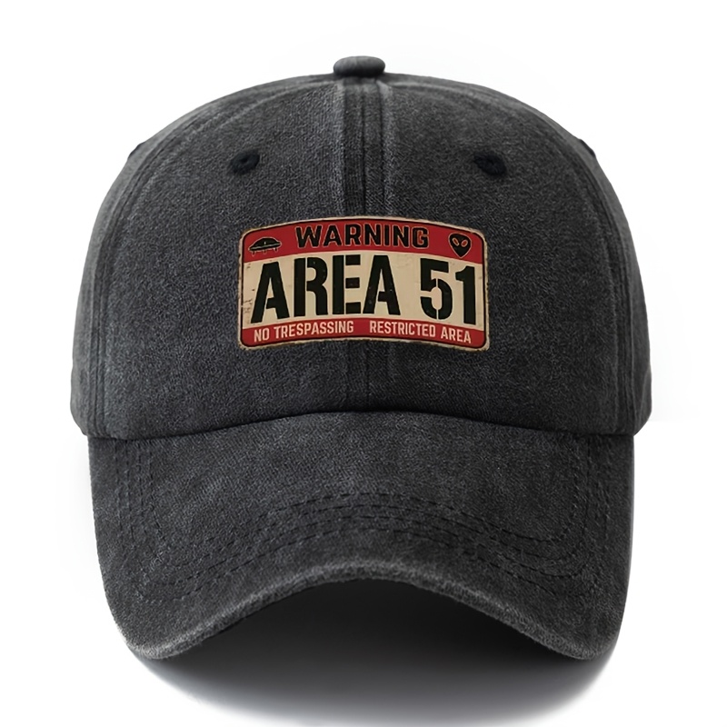 TEMU A Stylish And Versatile Unisex Baseball Cap With A Printed Design, Featuring Retro Washed Look. This Lightweight Curved-brim Hat Is Perfect For