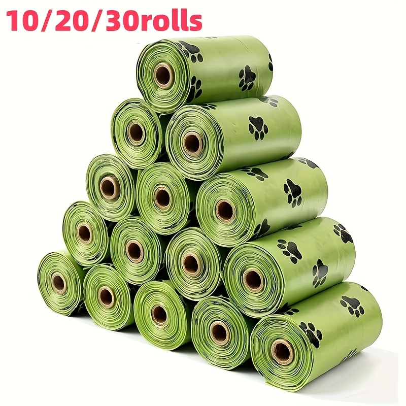 

Bulk Value, Extra Leak-proof Dog Poop Bags, 10/ Rolls - Pet Waste Disposal Bags For