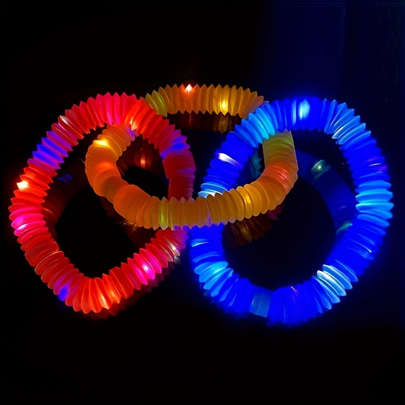 PULSERAS LUMINOSAS 100 PIEZAS FLUORESCENTES PARA FIESTA GLOW STICK