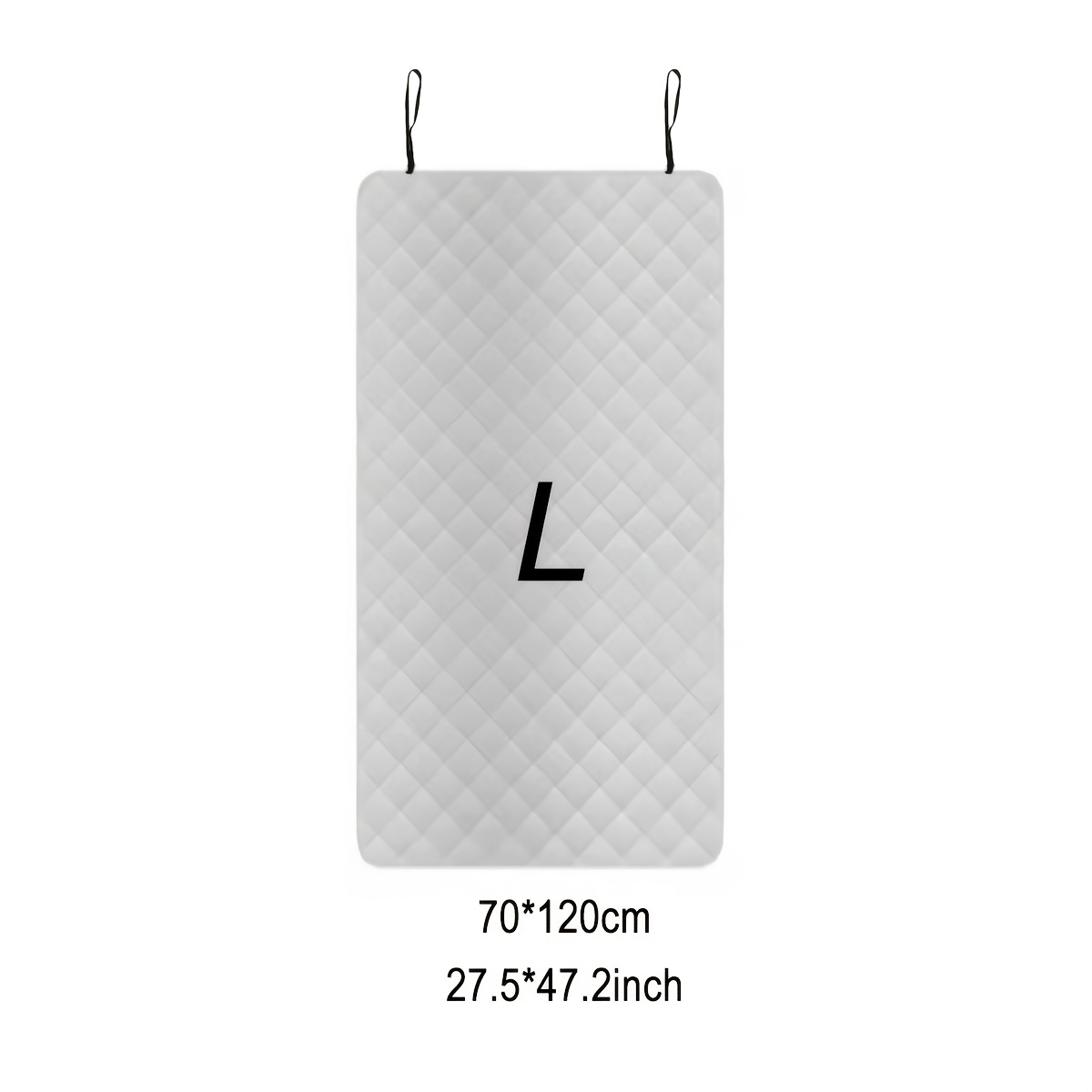 TEMU 1pc Of Foldable Thickened Coated Silvery Ironing Board With Elastic Cord, Available In Multiple Sizes For