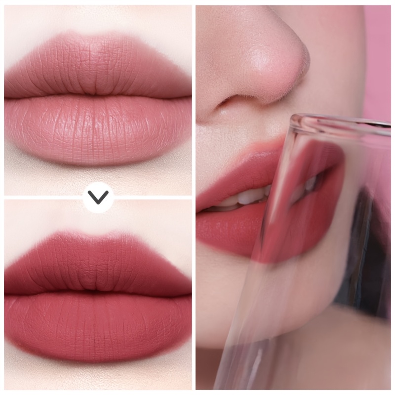  1pc matte lipstick   shade   suitable for   tones   long lasting wear waterproof sweatproof and smudge proof full   versatile for commuting high end feel christmas halloween details 3