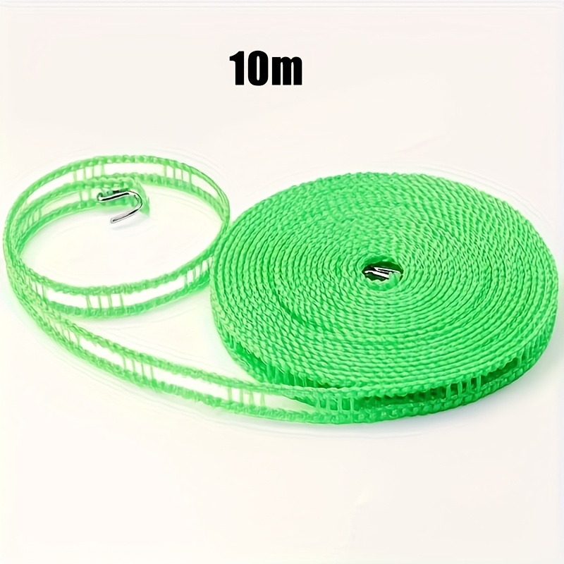 Image of 1pc Windproof Clothesline, And Thickened, Indoor And Outdoor, Punch-free Clothesline, Windproof, Non-slip, Clothesline, Hanging, Multiple Colors, Used For Camping, Multiple Lengths