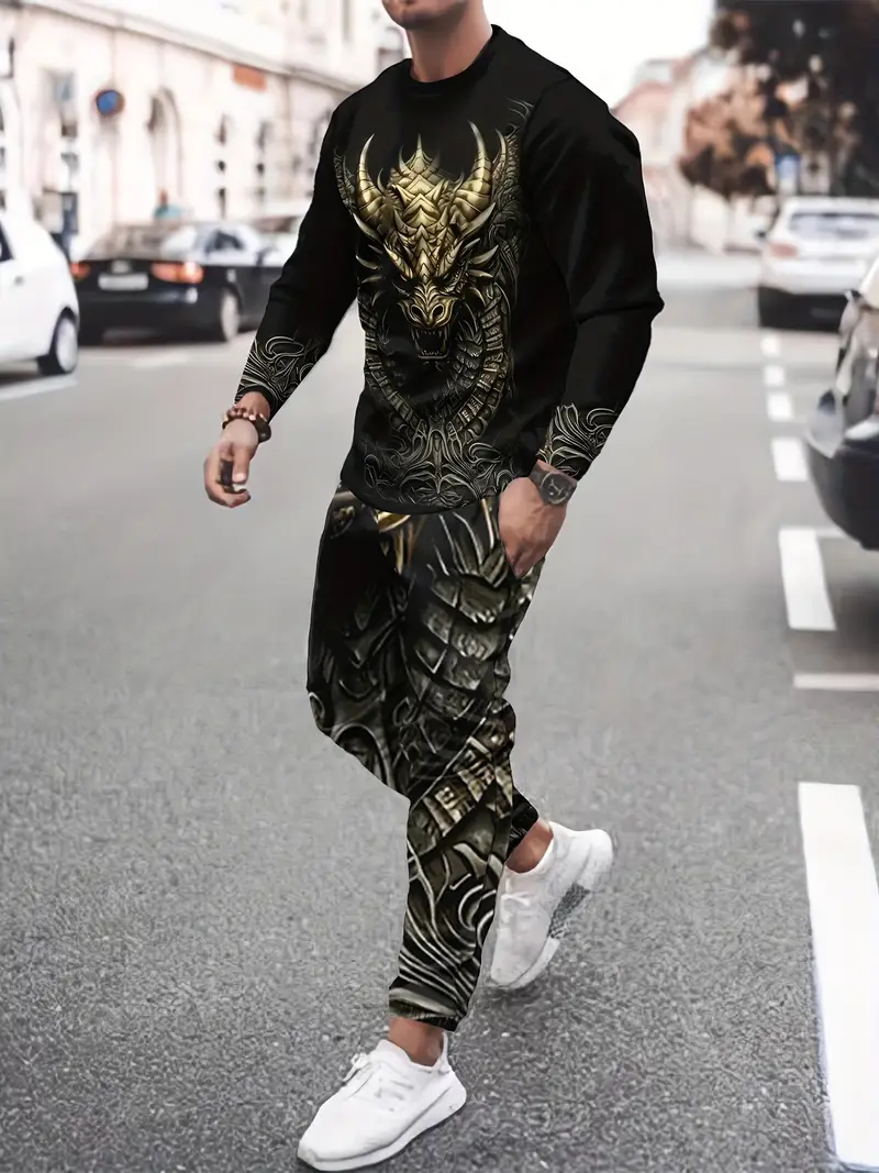 2pcs set of mens summer pattern long t and long mens for details 0