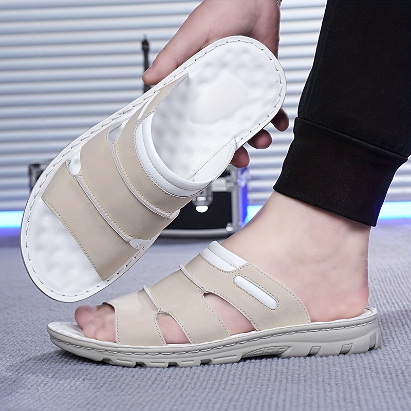 sandalias para hombres de estilo vintage color zapatillas - Main Image