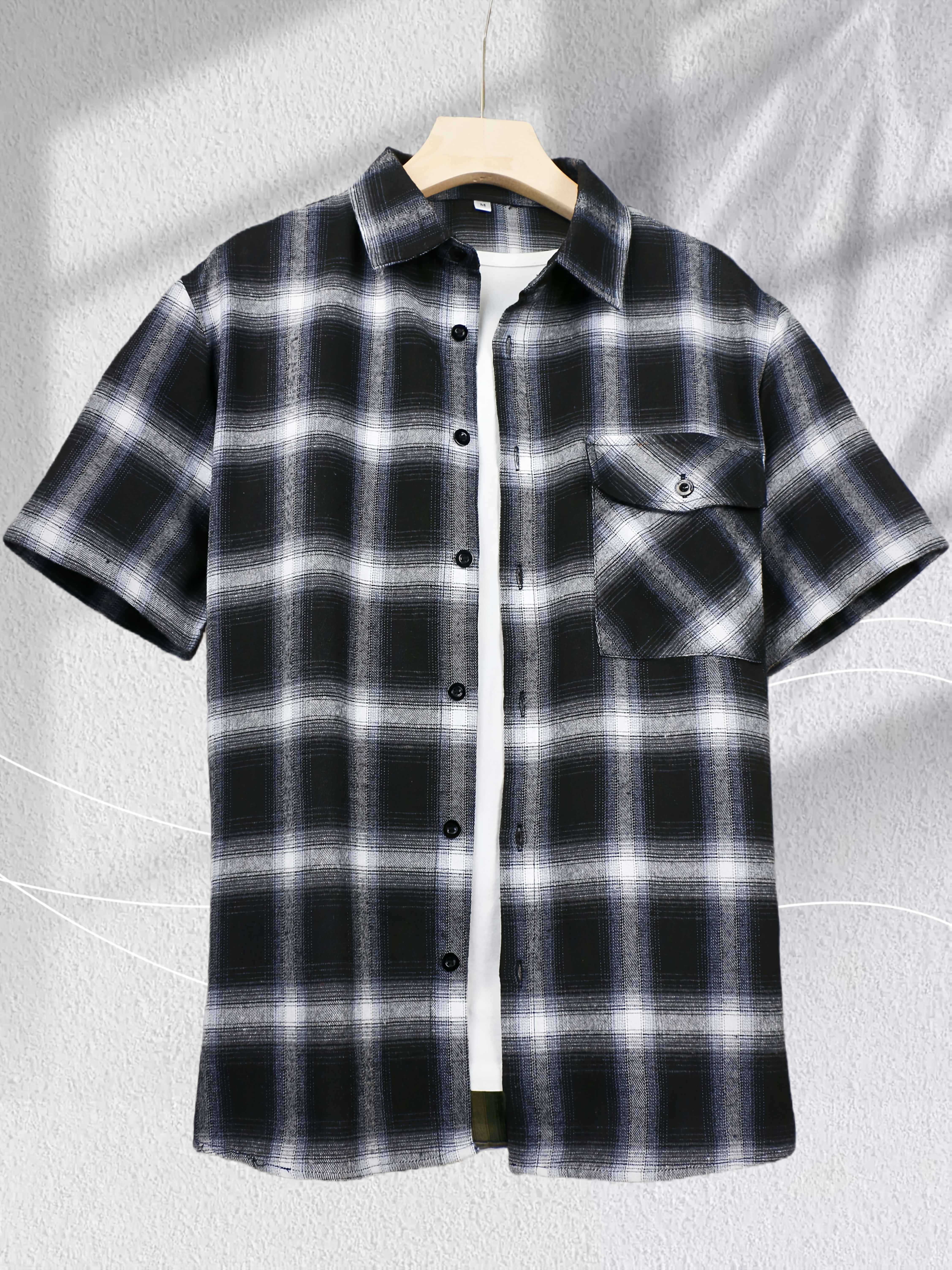 【U LAN】Motsu Loose Fit Checkered Shirt U LAN】Motsu Loose Fit Checkered Shirt U LAN】Motsu Loose