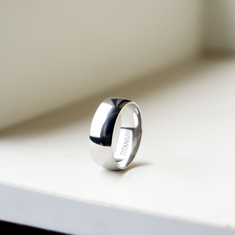 Titanium Couple's Ring - Timeless Non Fading Design