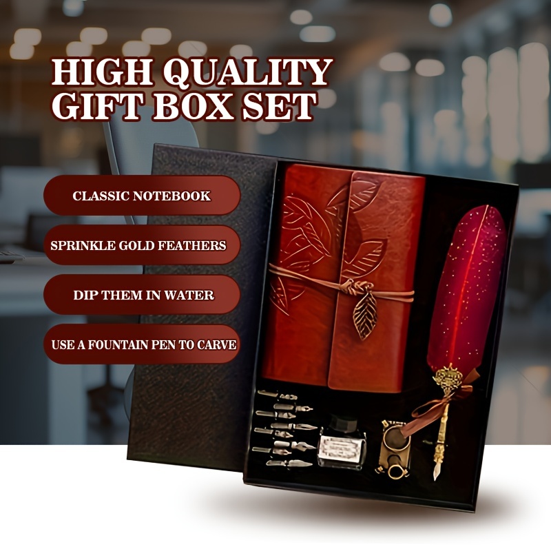 

European Sprinkled Gold In Pen High Quality Box Set