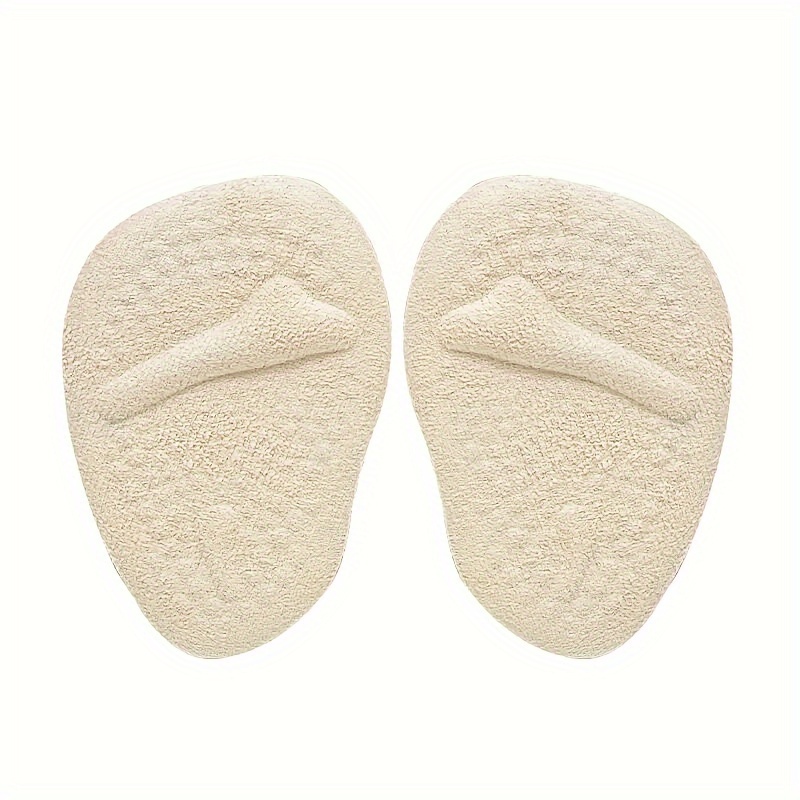 1 Pair TPE High Heel Insole, Transparent Silicone Non-Slip Forefoot Cushion, Half Size Thick Sweat Absorbent Breathable Foot Pad for Shoes, Shoe Insoles, Heel Pads