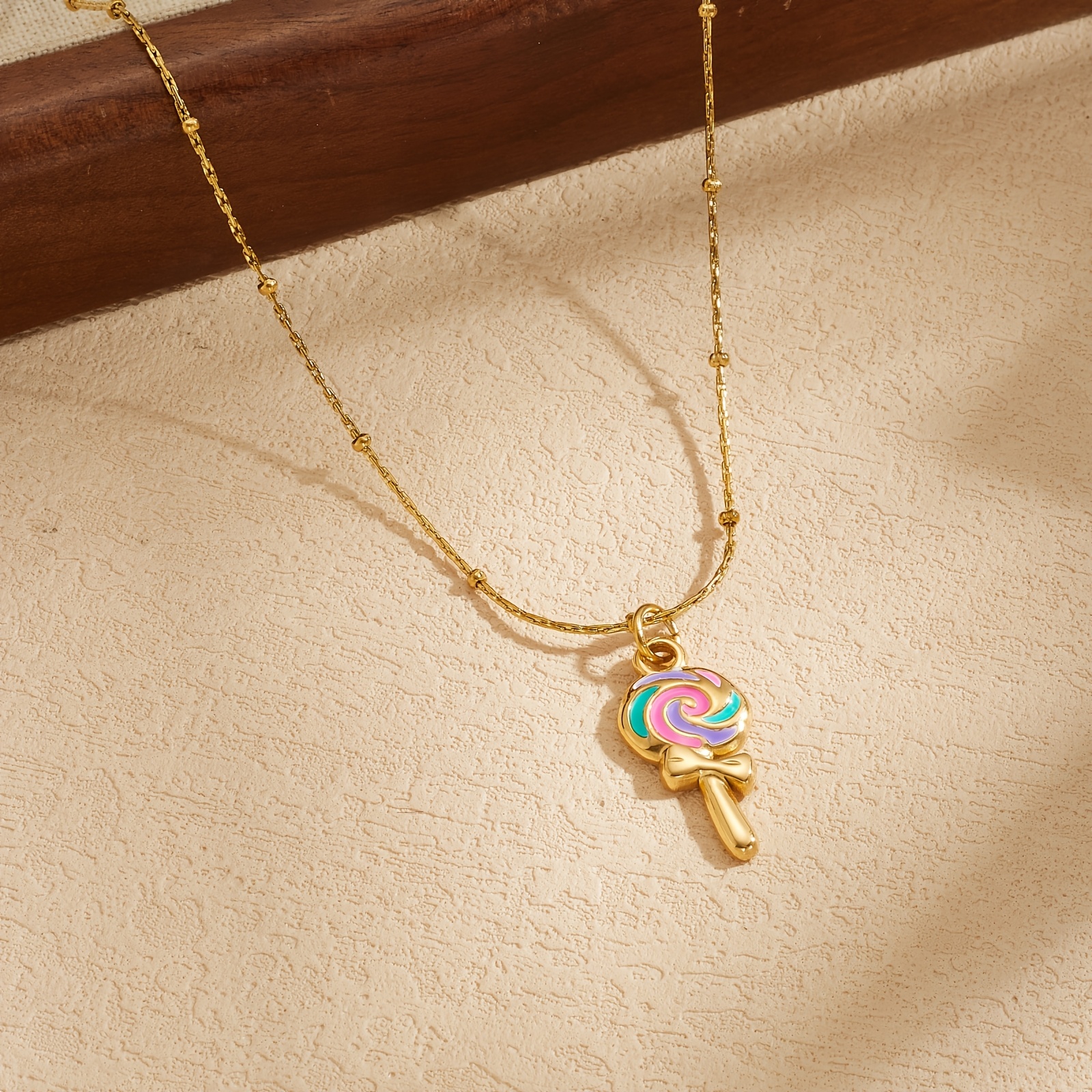 Women's Colorful Candy Pendant Necklace
