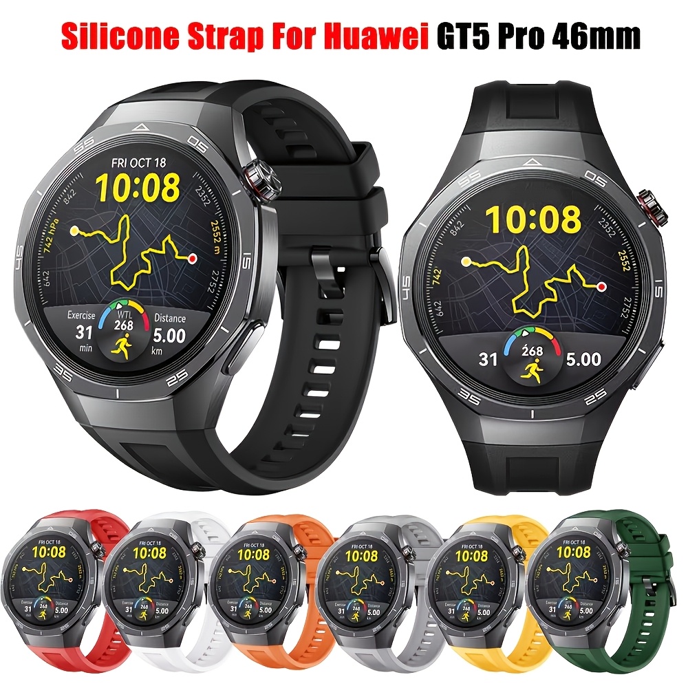 

Silicone Strap For Gt5 Pro 46mm Watchband Bracelet For Gt5 Pro 46mm Smartwatch Wristband Accessories