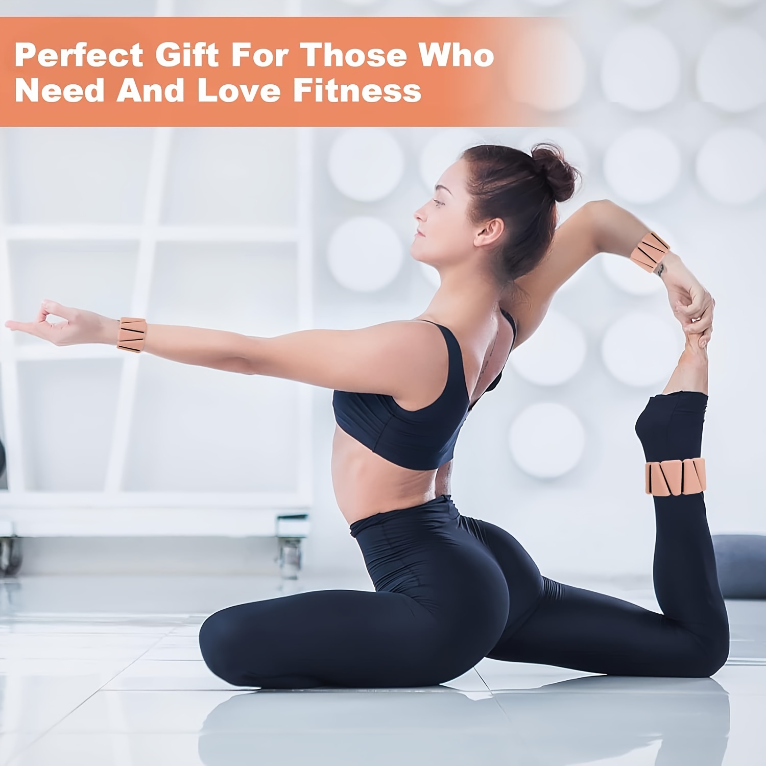 Adjustable Weighted Bracelet with Weights - Hook & Loop Closure for Yoga, Weighted Training, Balance Exercises Suitable for, Strength Training, Washable & (Multi-Color Options)