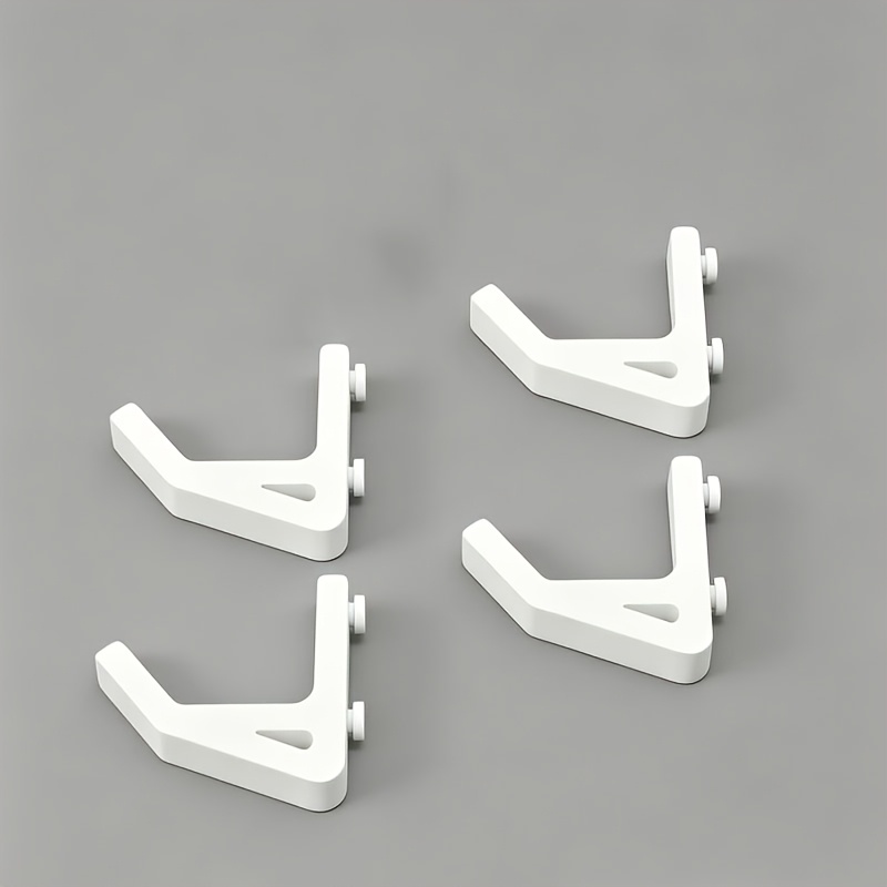 TEMU 4pcs Suitable For Shelf Post Special Hook Heavy Duty Rack Clip Hook Garage Tool Storage Utility Plate Hook