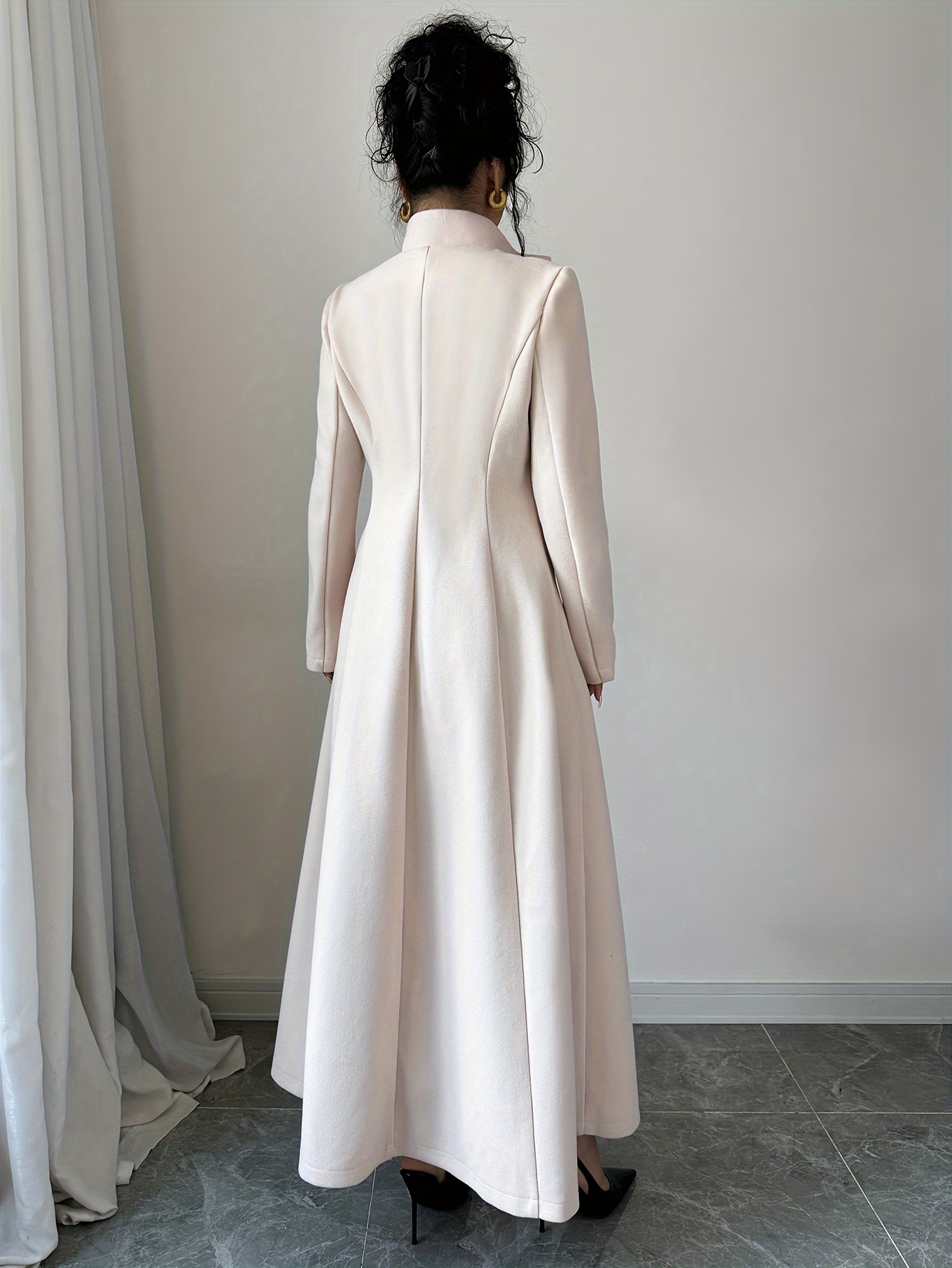 navy blue dress for baby girl Long Bridal Cloak Faux fur Shawl White/ivory Cape Winter Hooded Wedding Coat
