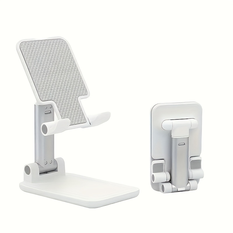 TEMU Soporte para Teléfono Móvil, Soporte de Escritorio Plegable, Soporte Ajustable en Ángulo y Altura para Teléfono Móvil, Oficina, Compatible con