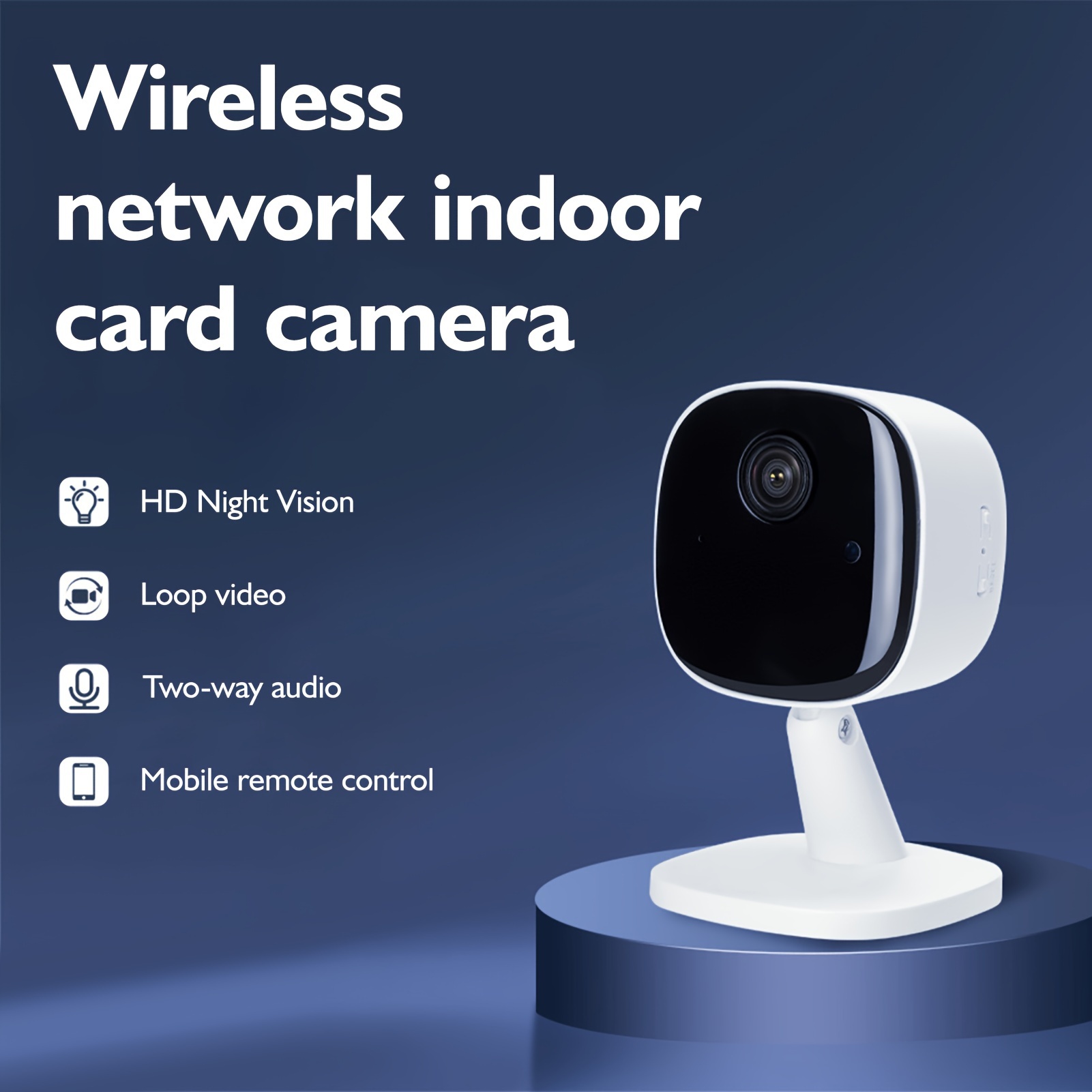 cámaras exteriores de 2.4ghz para seguridad en el hogar, cámara interior para perros mascotas, monitor de cámara de bebé wifi, visión nocturna a color, detección de movimiento con inteligencia artificial, audio bidireccional detalles 0