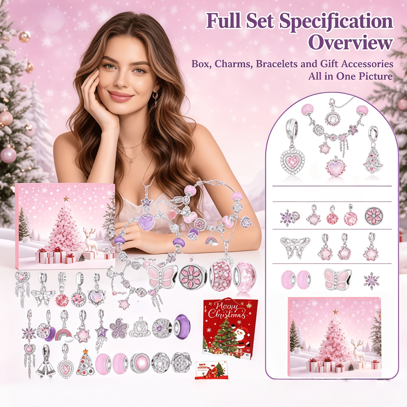 31-Slot Christmas Advent Countdown Calendar Gift
