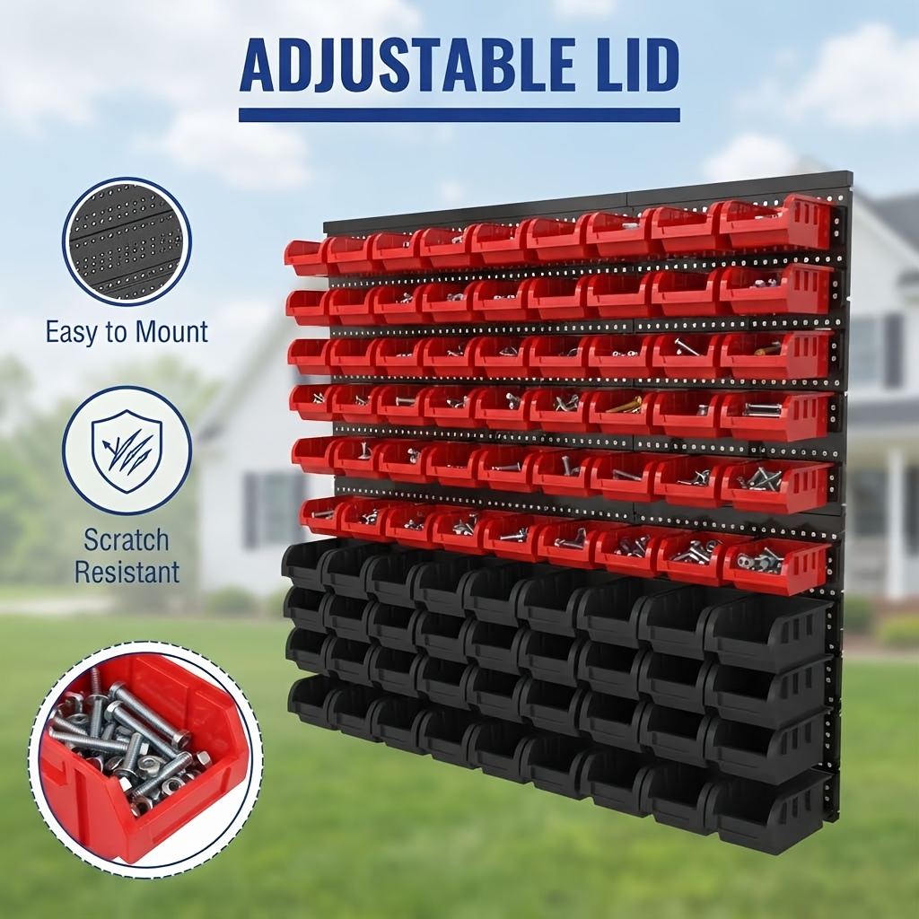 storage bins for nuts and bolts sold on Temu United States