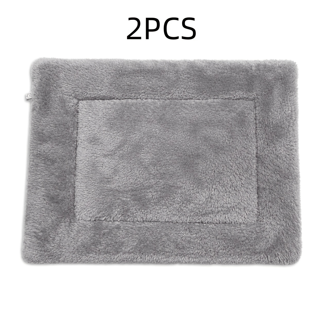 Image of 2pcs Pet Mats, Suitable For Small And Medium-sized Dogs, Non-slip And Washable, Suitable For Indoor Use, Pet Sleeping Mats.