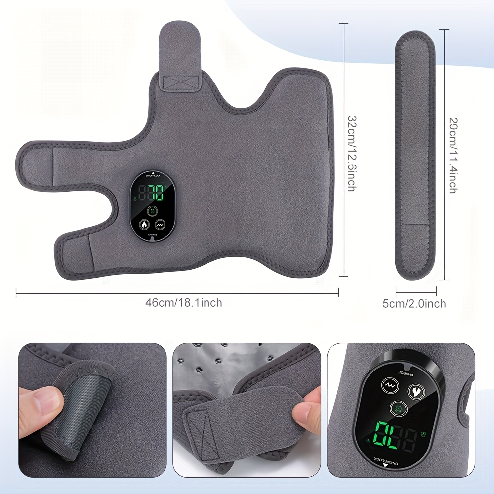 A Multifunctional Foot Massager with Vibration And Heating Features: 3 Massage Modes And 6 Heating Levels; 3000Mah Large Capacity Battery for Long-Lasting Use. an Ideal Gift for Christmas, Mother'S Day, Father'S Day, And for Friends And Elders.