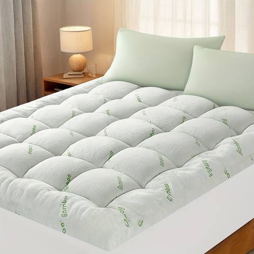 cooling mattress topper extra thick washable soft mattress pad bed mattress topper with 8 21 deep pocket
