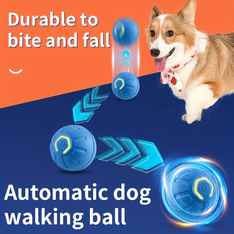 Interactive Electric Bouncing Ball Dog Toy, Intelligent Teaser