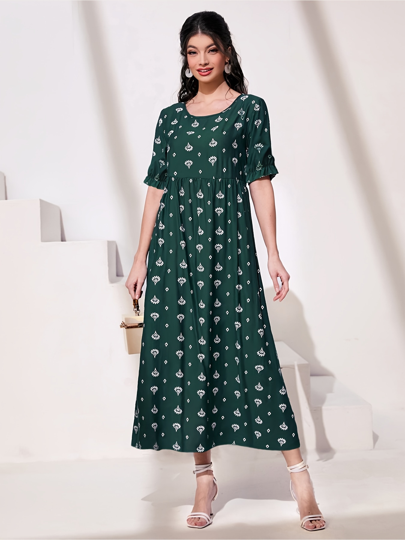 farm rio tropical fair linen mini dress Farm Rio Dream Landscape Linen Dress