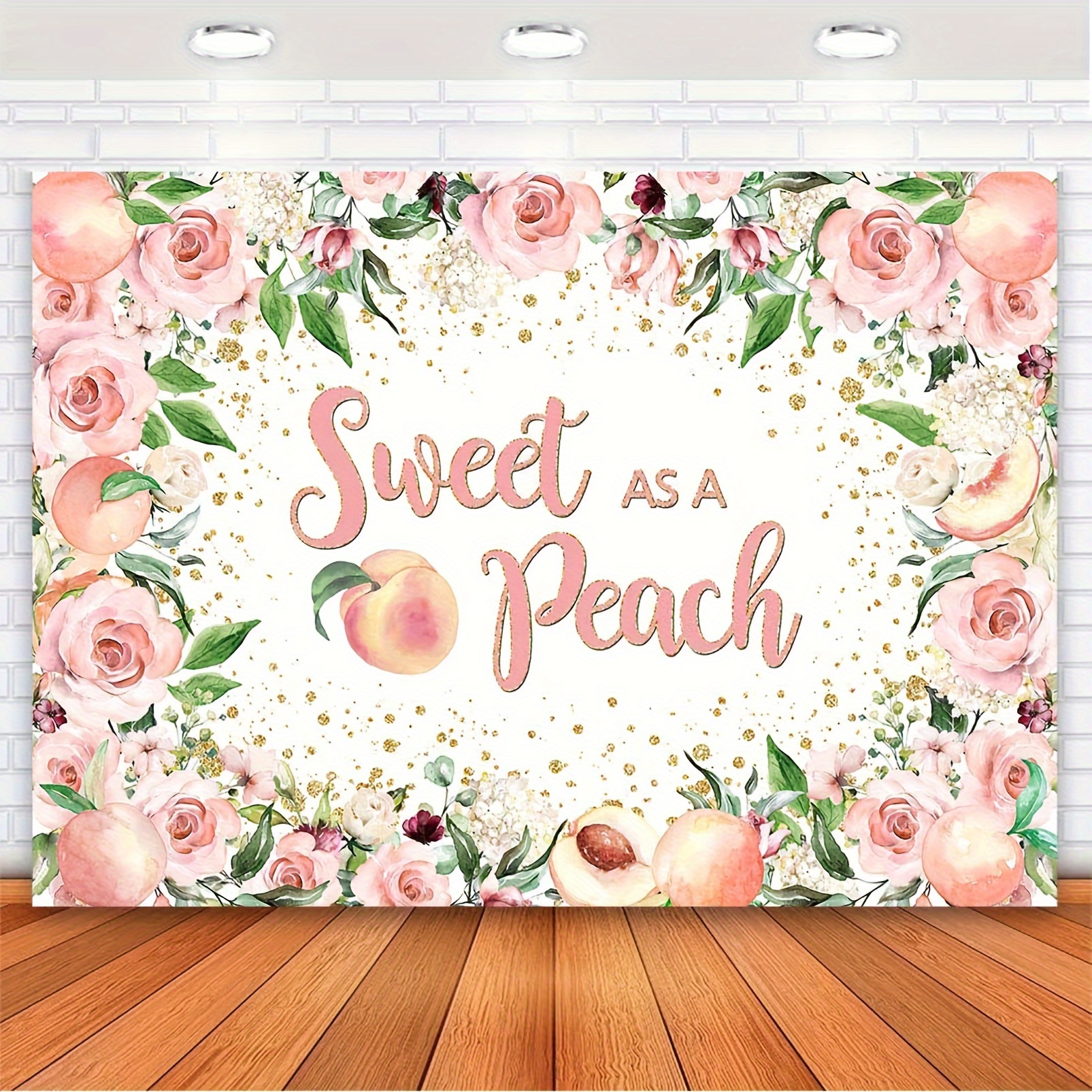 Peach Birthday Party Decorations Rustic/Little Cutie Baby Shower/ Sweet as  a Peach Vintage Baby Shower Decorations Peach Champagne Bridal Shower