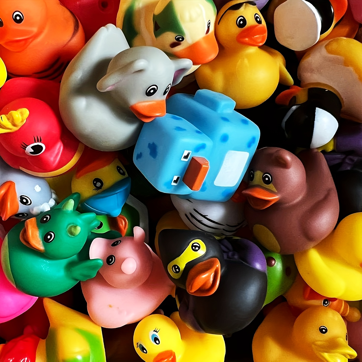 15/30pcs Colorful Rubber Ducks Toy Duckies for Kids and Toddlers, Bath Birthday Baby Showers Classroom, Summer Beach and Pool Activity, Youngsters Toys, Bathtub Swim Bathing, Youngsters Shower
