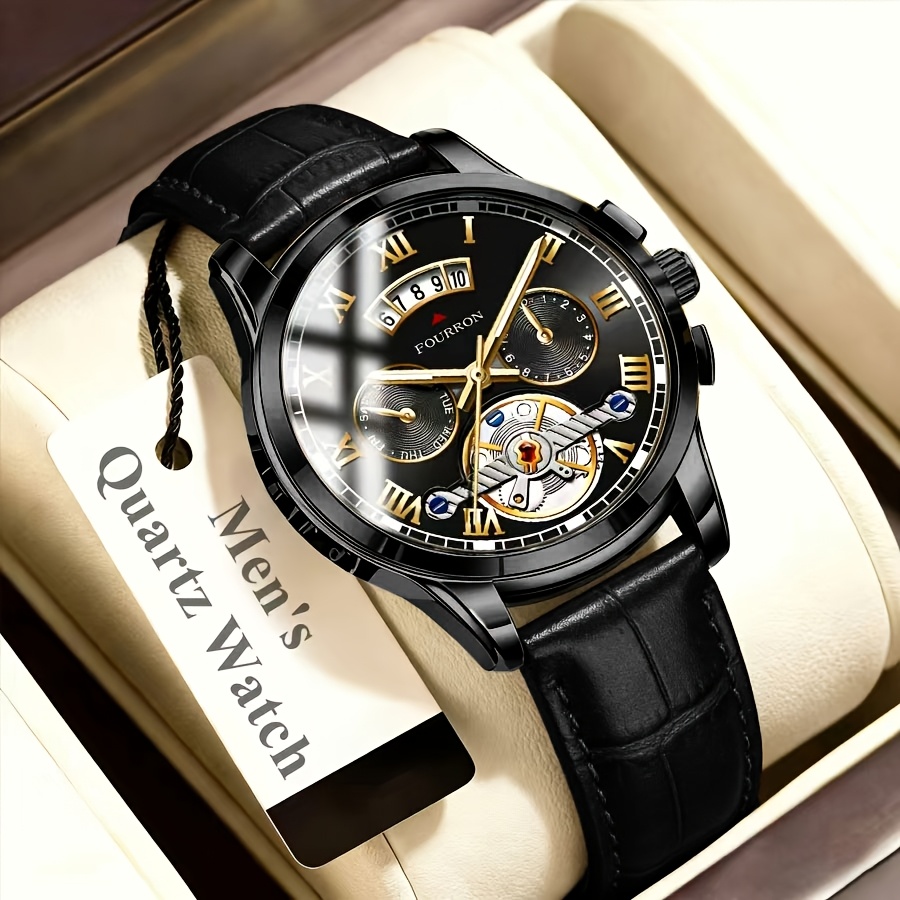Fully Automatic Quartz Watch with Minimalist Design