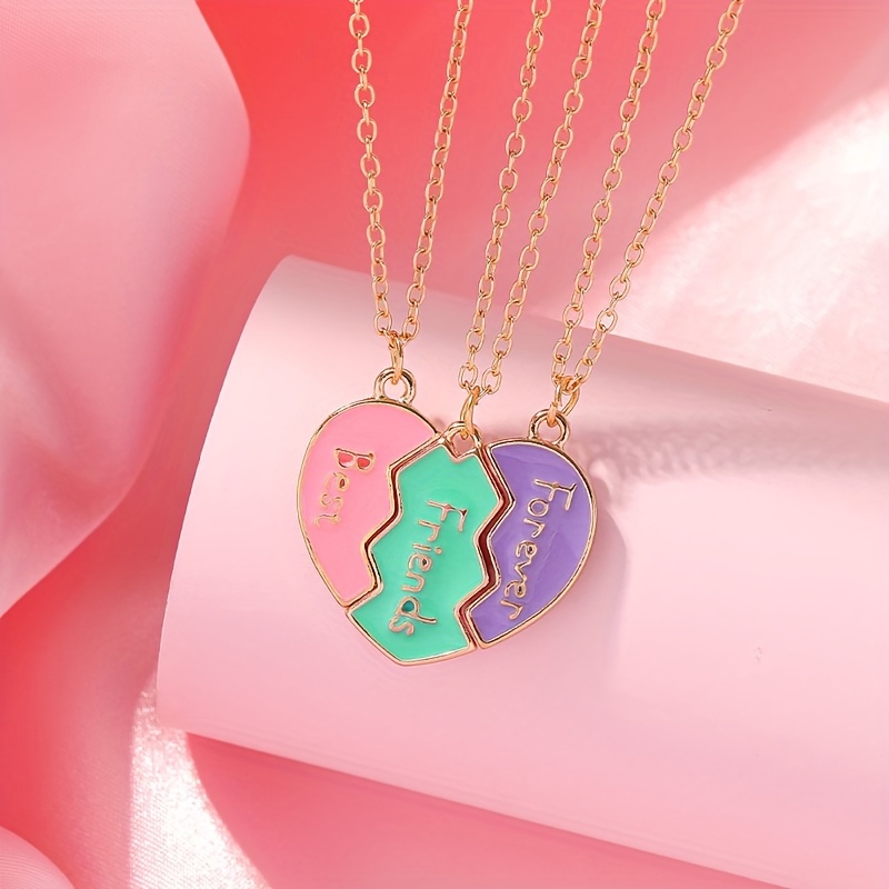 

1 Set Of 3 Necklace Patchwork Set Of Necklace