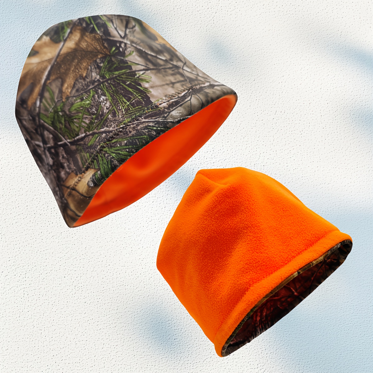 This Warm Fleece Winter Hat Worn On Sides