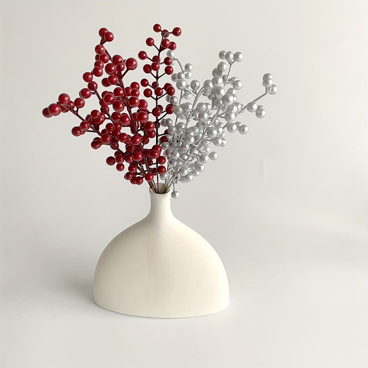 

10pcs And Silvery Fruit Christmas Decorations