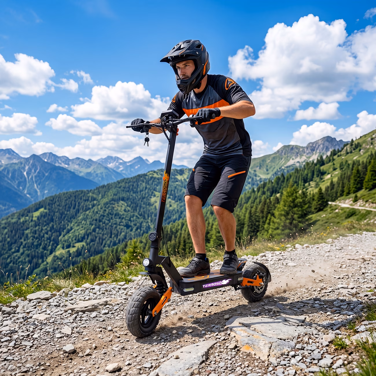 electric folding scooter 749w motor 19 9 27 8mph 48v 25ah battery 35miles range 500lbs load capacity 11 inch vacuum tires urban commuting outdoor adventure electric scooter Product details 2