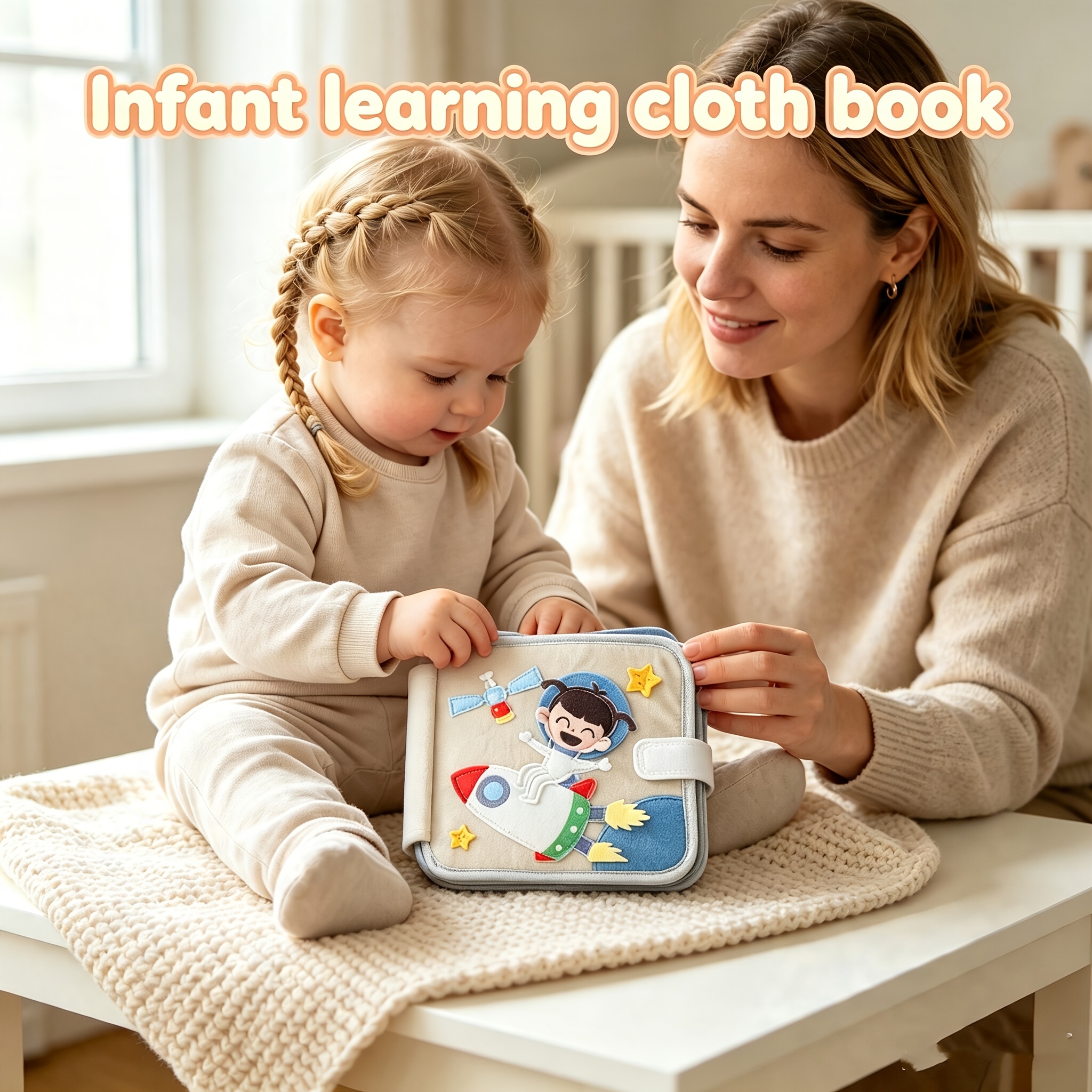3D Cloth Book for Cognitive Learning and Interactive Play