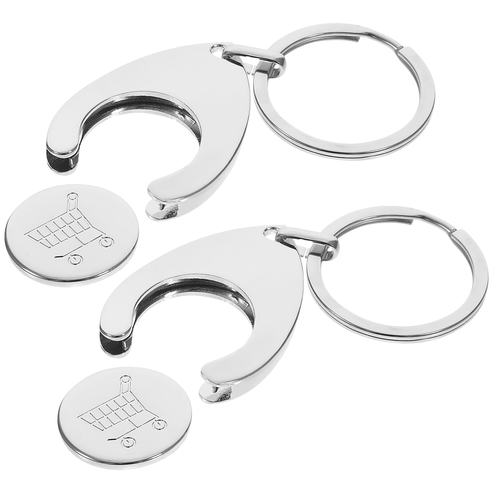 Pro-grade Shopping Cart Token Keychain - Anti-loss Trolley Coin Keeper, Shopping Cart Token Keychains., Best For Christmas, Perfect For Thanksgiving
