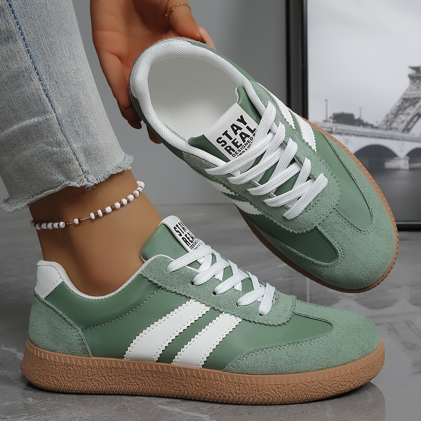 TEMU Women's Casual Sneakers, 3 Colors, Women's Road Running Shoes