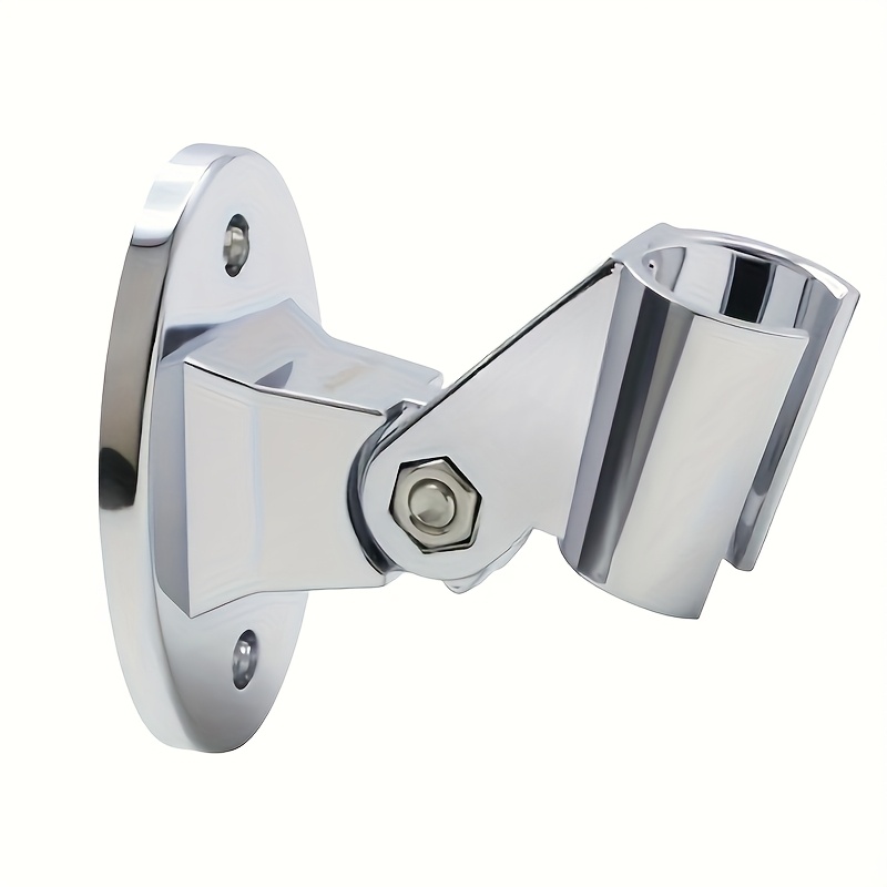 1pc Adjustable Shower Bracket Fixed Base Universal Wall Mounted Shower Head Holder Handheld Sprayer Fixed Base Support For Bathroom