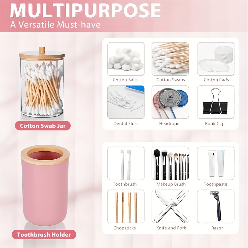 9pcs Bathroom Accessory Set, Complete Bath Essentials
