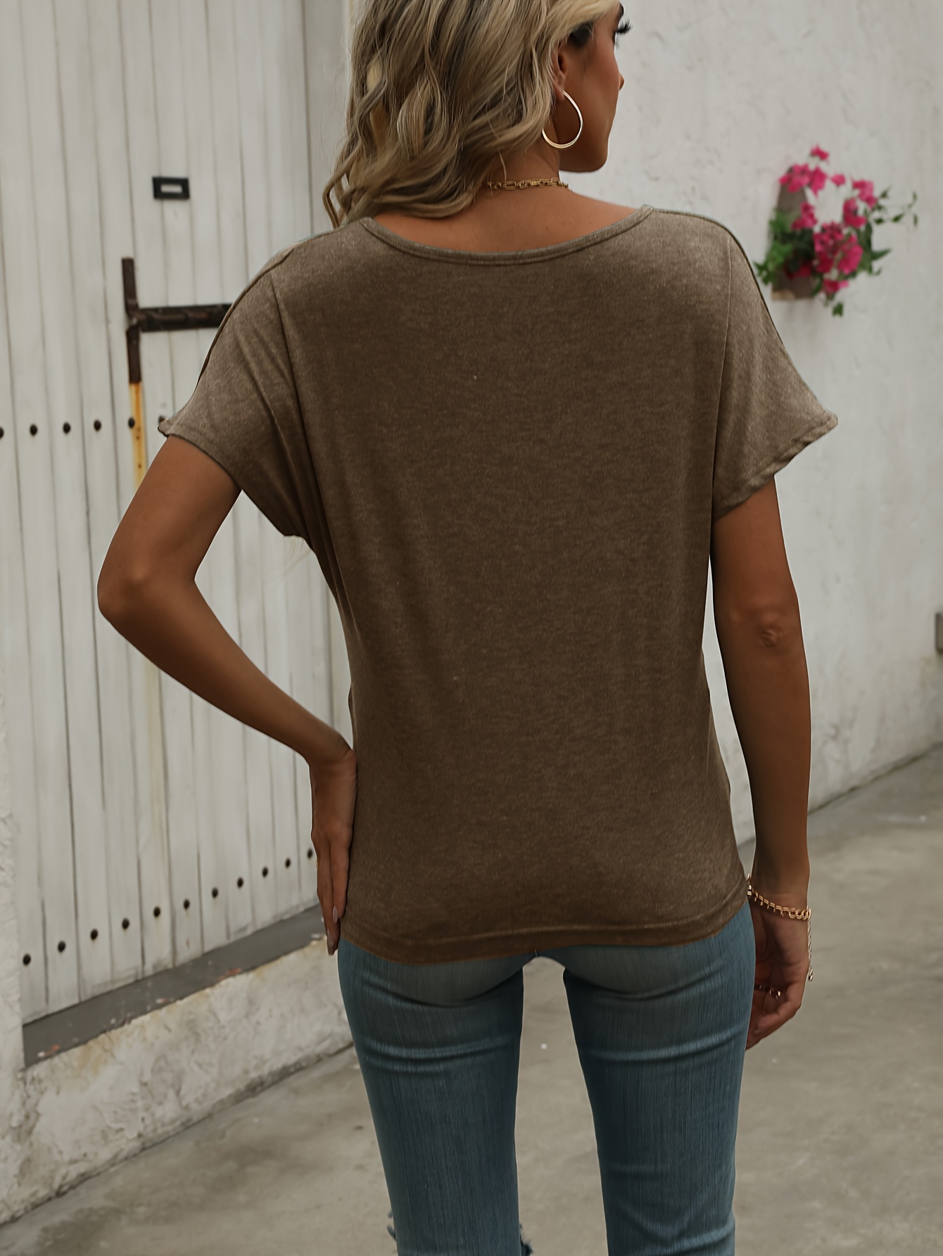 Women's Casual Short-Sleeve T-Shirt Top