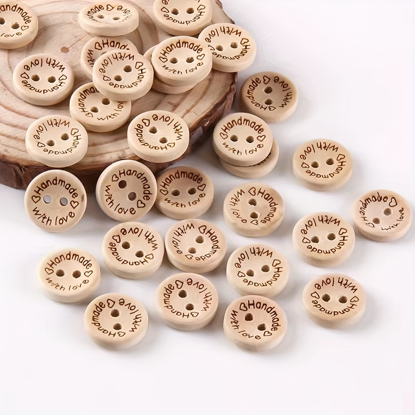 

50pcs Boutons en Faits Pulls DIY et de - Fournitures d'Artisanat