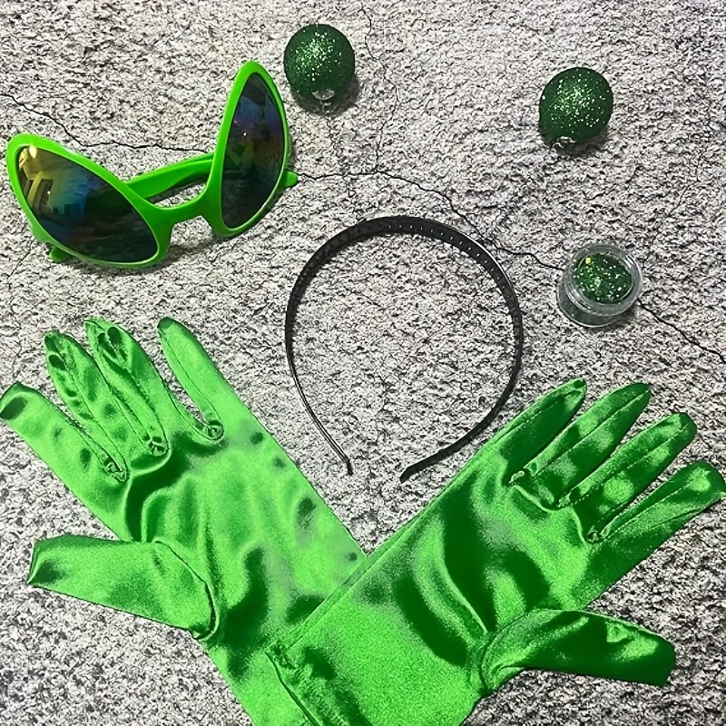 green emerald velvet dress Bandanas/Green main image 0
