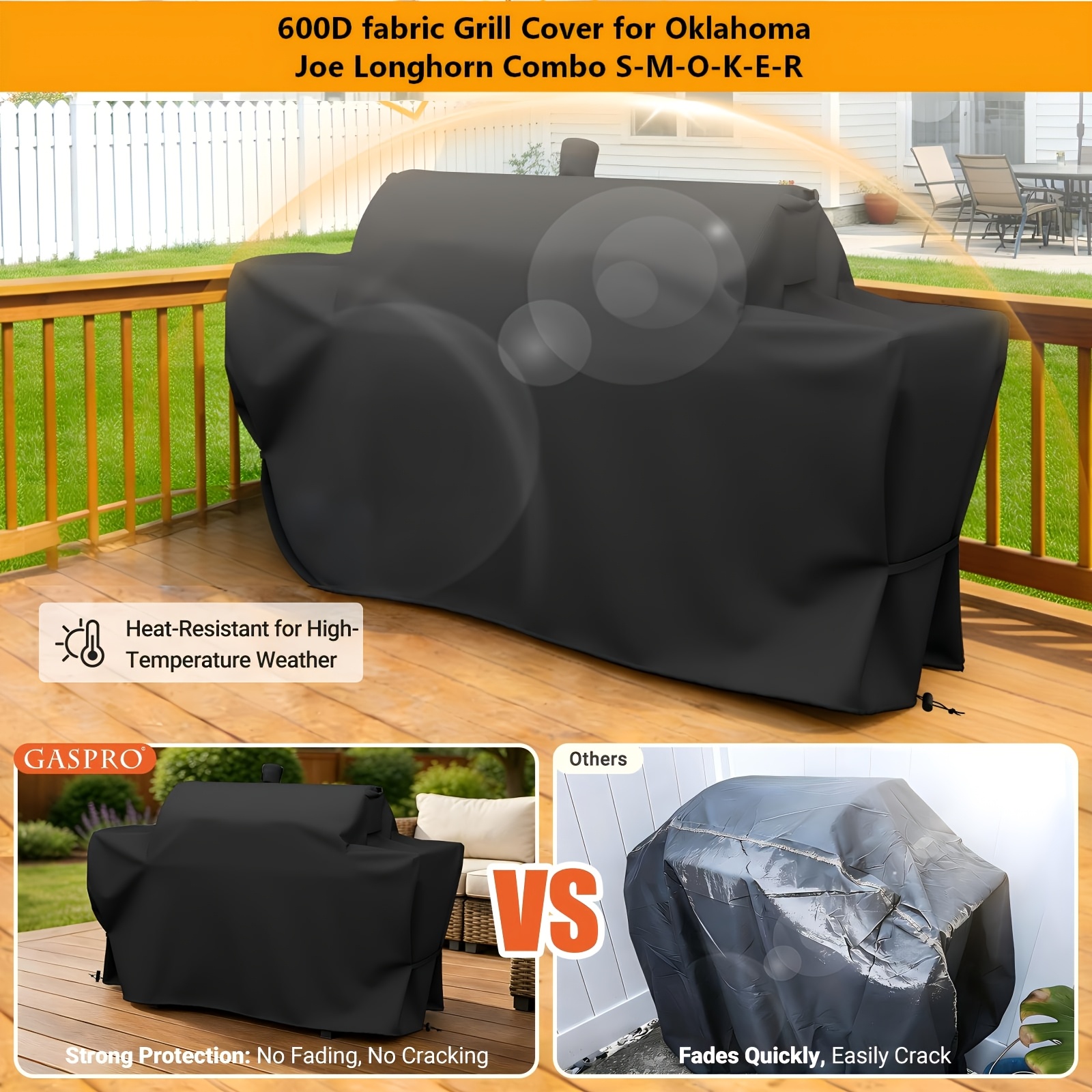 heavy duty bbq cover sold on Temu United States