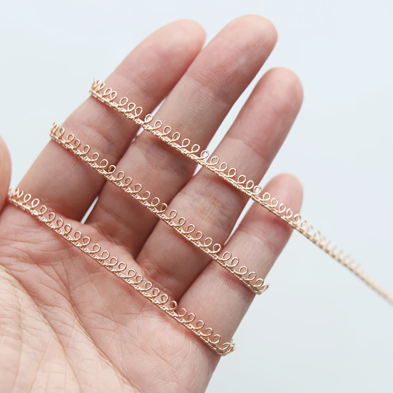 Image of 2 Inches Of Exquisite And Compact Decorative Edges, From Sewing Supplies, Are Perfect For Mini Clothing Sewing Projects.
