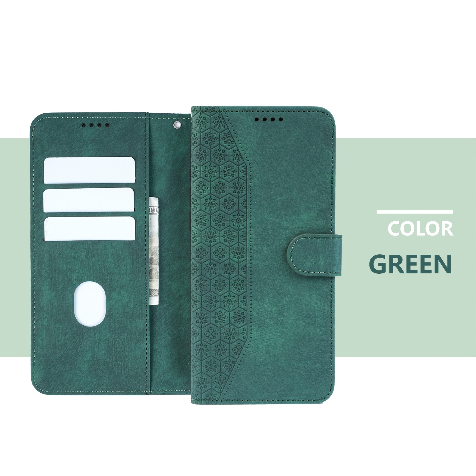 TEMU Phone Case: [for Redmi Wallet Phone Case] Wallet Case For Redmi A7 Pro, With Card Holder Flip Synthetic Synthetic Leather Magnetic Case For