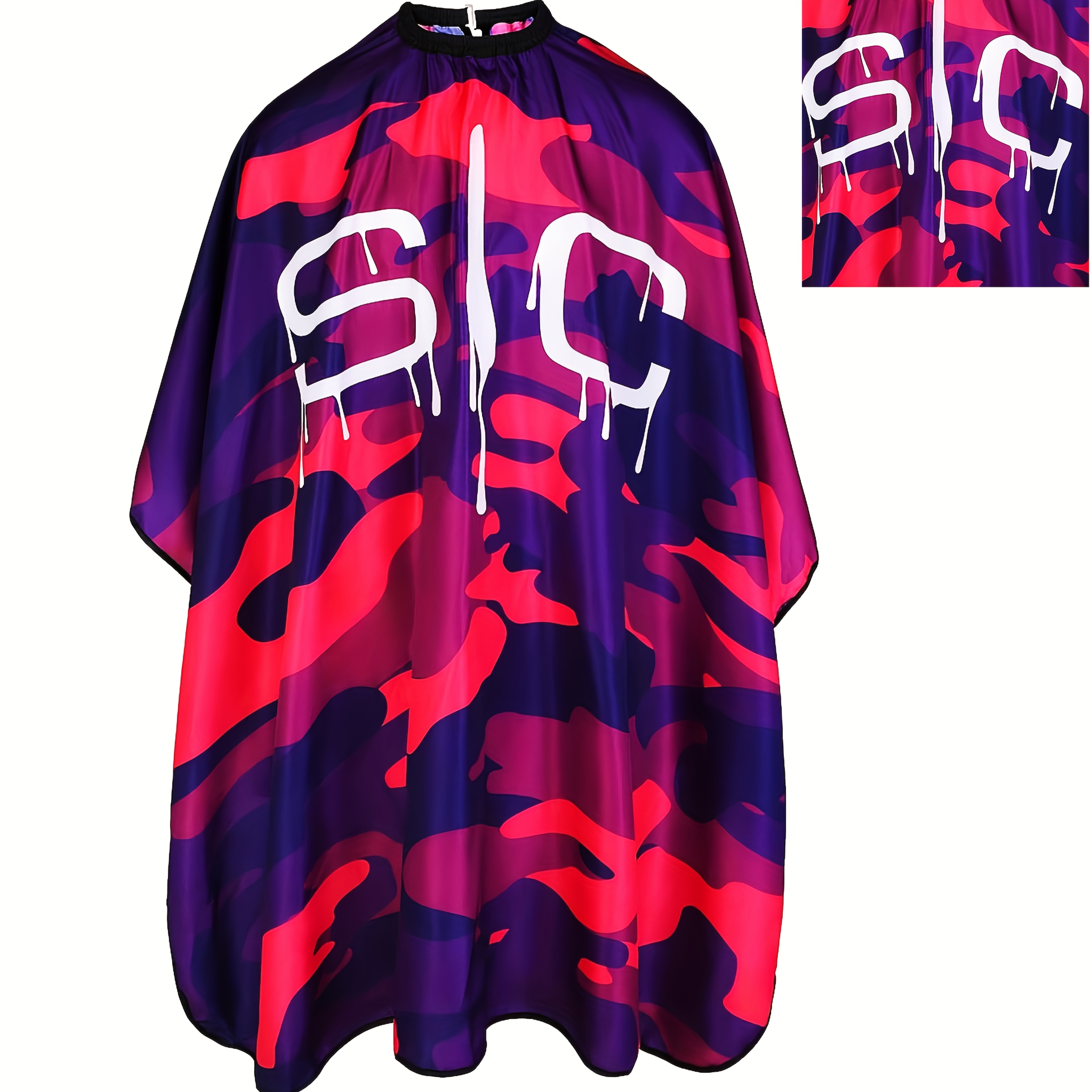 Professionally Cuts The Apron, Camouflage Shawl, The Polyester Durable Fabric Is Easy To Clean, And The High-end Apron Is Anti-static And To The Hair, Suitable For Salon Or Home Haircuts