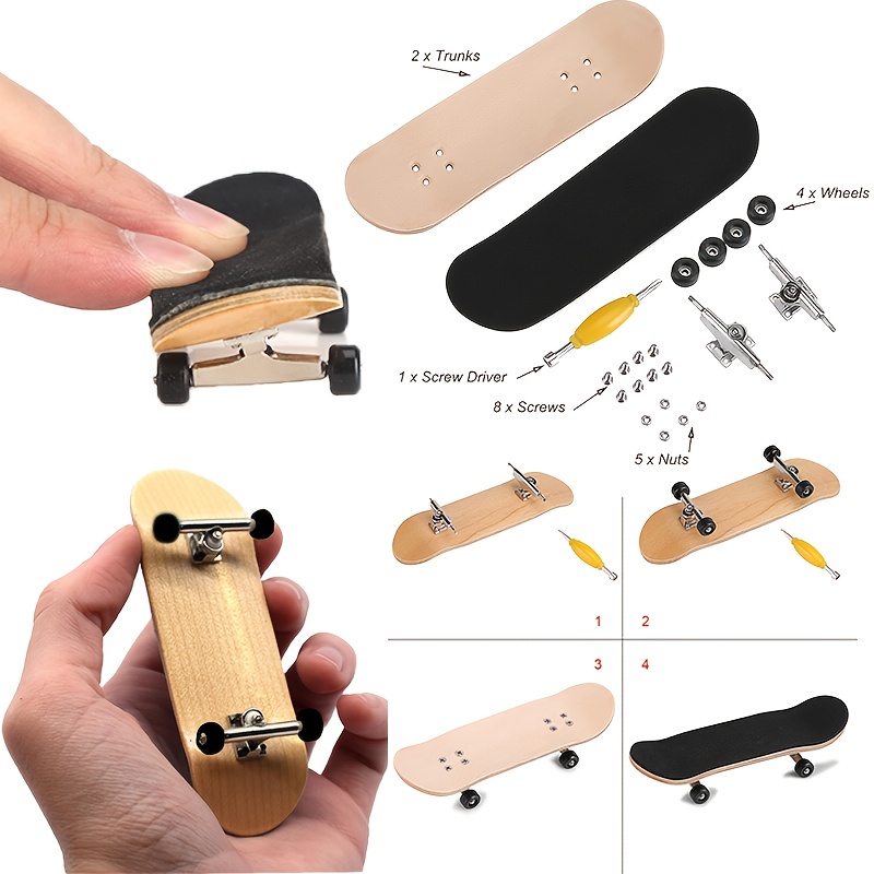 Skate Tech Deck Pro 24 Mini Skateboard Doigt - Jouets Finger Skate Pour Enfants, Garçons - Anniversaires,Cadeaux Skate Park Skate Tech Deck Pro 24 Mini Skateboard Doigt - Jouets Finger Skate Pour Enfants, Garçons - Anniversaires,Cadeaux Skate Park