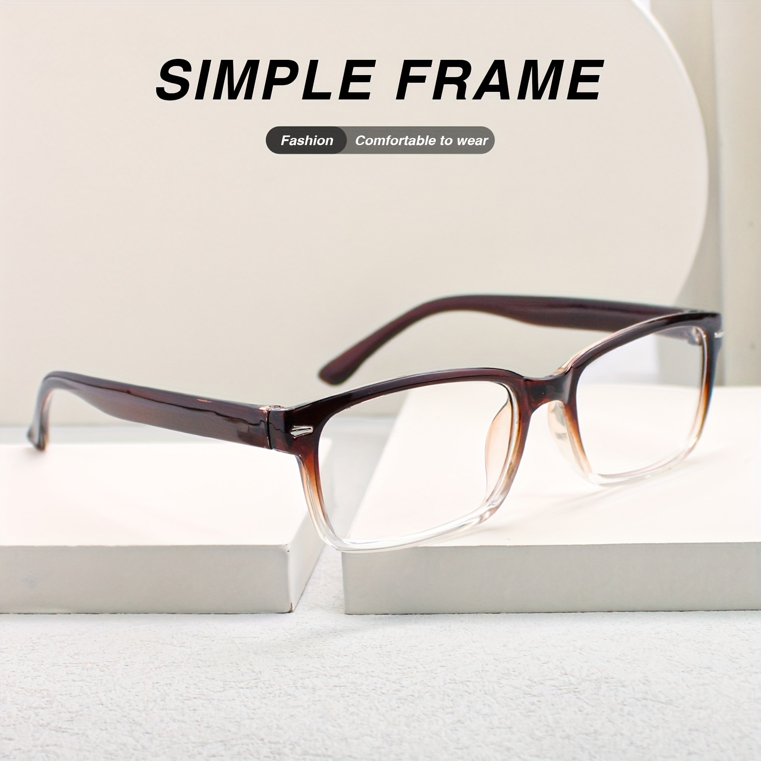 10pcs Z&L HOUSE Reading Glasses - Ultra-Light Square Frame, HD Clear Lenses, +1.0 to +4.0 Strengths, Vintage Style with Metal Accents, Ideal for Home & Office Use, Perfect Gift for Seniors Adults, Office Eyewear, Minimalist Eyewear, Durable Eyewear