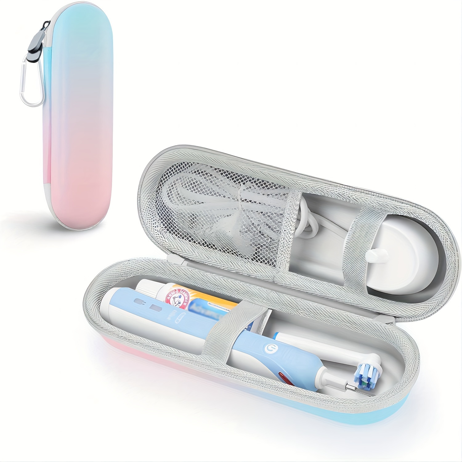 

Shockproof & Waterproof Electric Toothbrush Travel Case - Durable Eva Protective Cover With Large Storage, Fits All Models (case Only)